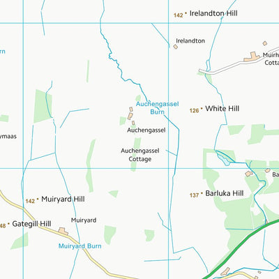 UK Topographic Maps Dumfries and Galloway (NX65) digital map