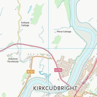 UK Topographic Maps Dumfries and Galloway (NX65) digital map