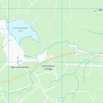 UK Topographic Maps Dumfries and Galloway (NX66) digital map