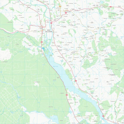 UK Topographic Maps Dumfries and Galloway (NX67) digital map
