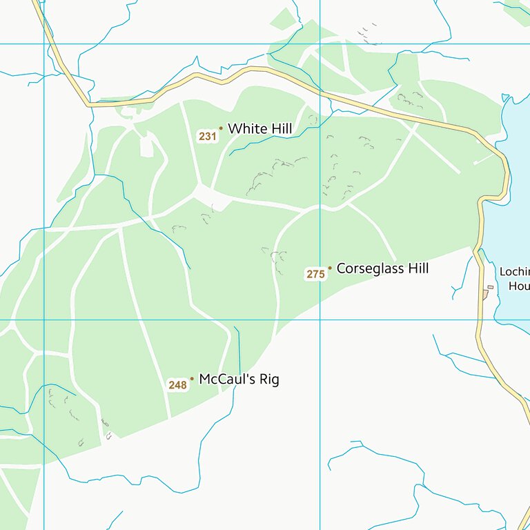 Dumfries and Galloway (NX68) Map by UK Topographic Maps | Avenza Maps