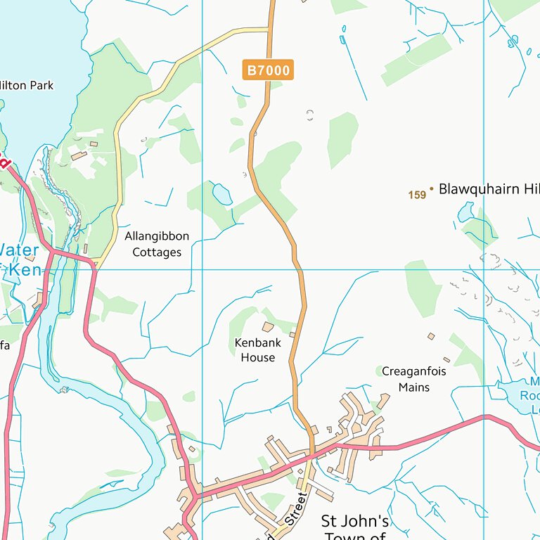 Dumfries and Galloway (NX68) Map by UK Topographic Maps | Avenza Maps