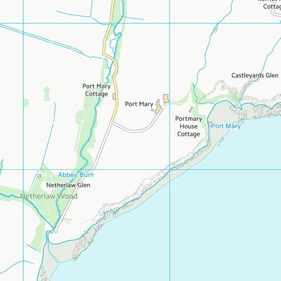 UK Topographic Maps Dumfries and Galloway (NX74) digital map