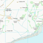 UK Topographic Maps Dumfries and Galloway (NX74) digital map