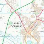 UK Topographic Maps Dumfries and Galloway (NX76) digital map