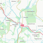 UK Topographic Maps Dumfries and Galloway (NX77) digital map