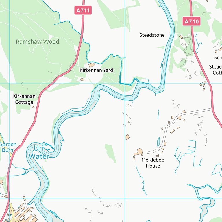 Dumfries and Galloway (NX85) Map by UK Topographic Maps | Avenza Maps