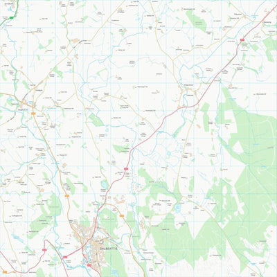 UK Topographic Maps Dumfries and Galloway (NX86) digital map