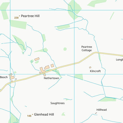 UK Topographic Maps Dumfries and Galloway (NX87) digital map