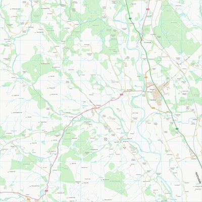 UK Topographic Maps Dumfries and Galloway (NX89) digital map