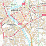 UK Topographic Maps Dumfries and Galloway (NX97) digital map