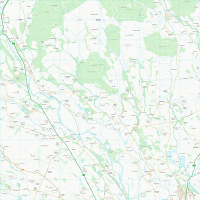 UK Topographic Maps Dumfries and Galloway (NX98) digital map