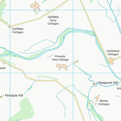 UK Topographic Maps Dumfries and Galloway (NY08) digital map