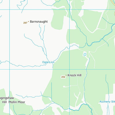 UK Topographic Maps Dumfries and Galloway (NY09) digital map