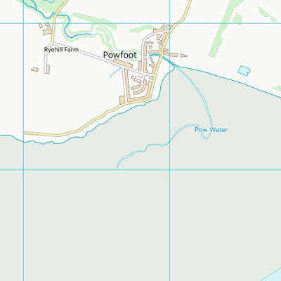 UK Topographic Maps Dumfries and Galloway (NY16) digital map