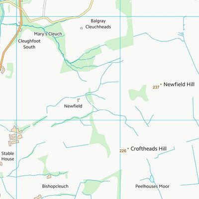 UK Topographic Maps Dumfries and Galloway (NY18) digital map