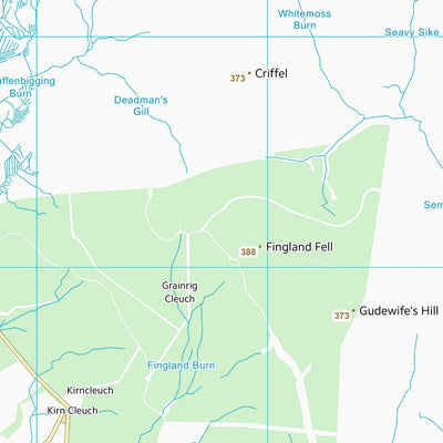 UK Topographic Maps Dumfries and Galloway (NY19) digital map