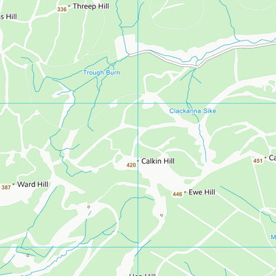 UK Topographic Maps Dumfries and Galloway (NY28) digital map