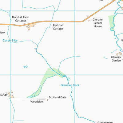 UK Topographic Maps Dumfries and Galloway (NY37) digital map