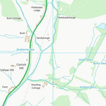 UK Topographic Maps Dumfries and Galloway (NY39) digital map