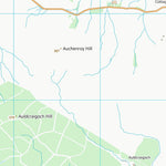 UK Topographic Maps East Ayrshire (NS40) digital map