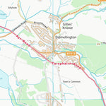 UK Topographic Maps East Ayrshire (NS40) digital map