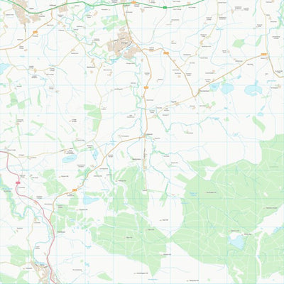 UK Topographic Maps East Ayrshire (NS41) digital map