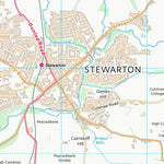 UK Topographic Maps East Ayrshire (NS44) digital map