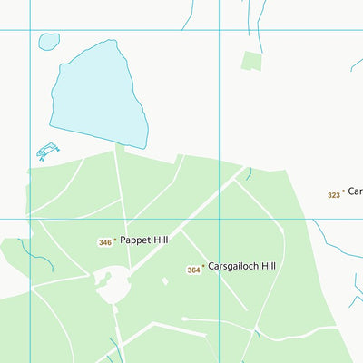 UK Topographic Maps East Ayrshire (NS51) digital map