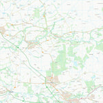 UK Topographic Maps East Ayrshire (NS52) digital map