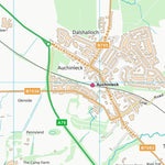 UK Topographic Maps East Ayrshire (NS52) digital map