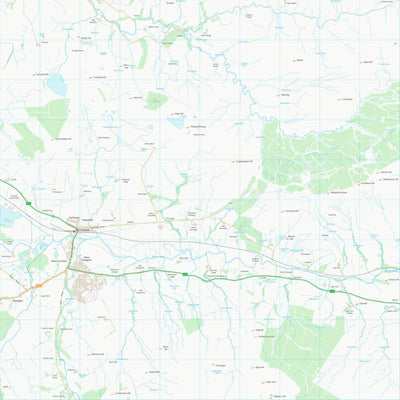 UK Topographic Maps East Ayrshire (NS61) digital map
