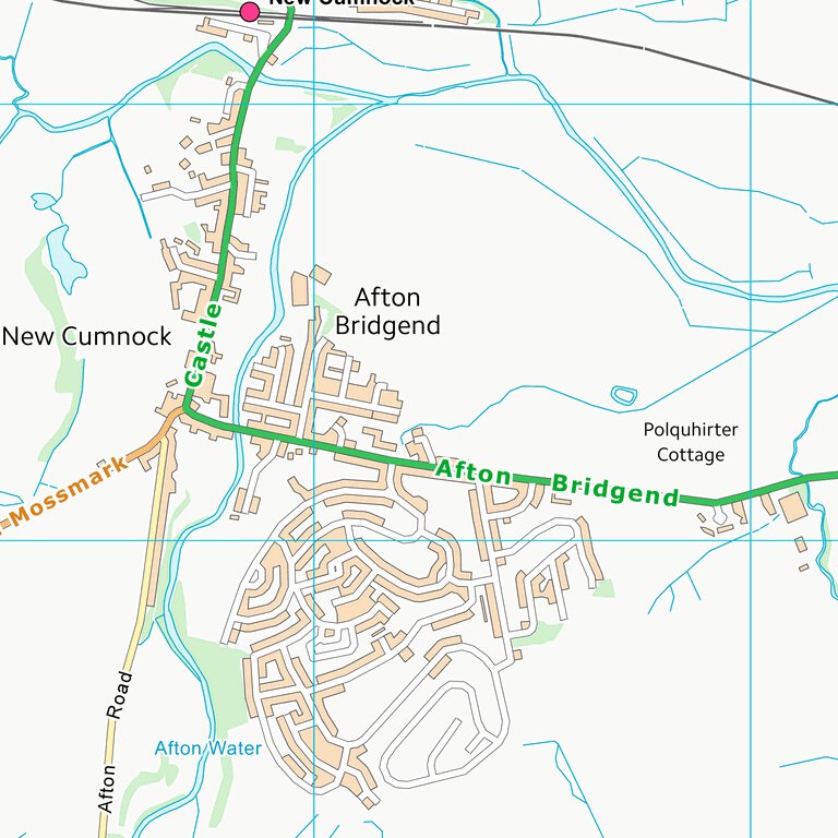 East Ayrshire (NS61) Map by UK Topographic Maps | Avenza Maps