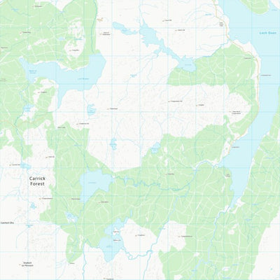 UK Topographic Maps East Ayrshire (NX49) digital map