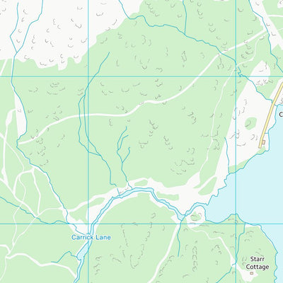 UK Topographic Maps East Ayrshire (NX49) digital map