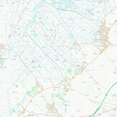 UK Topographic Maps East Cambridgeshire District (TL56) digital map