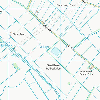 UK Topographic Maps East Cambridgeshire District (TL56) digital map