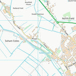 UK Topographic Maps East Cambridgeshire District (TL57) digital map