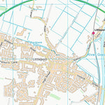 UK Topographic Maps East Cambridgeshire District (TL58) digital map