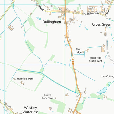 UK Topographic Maps East Cambridgeshire District (TL65) digital map