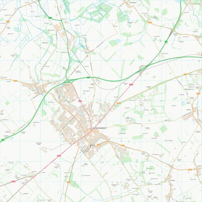 UK Topographic Maps East Cambridgeshire District (TL66) digital map
