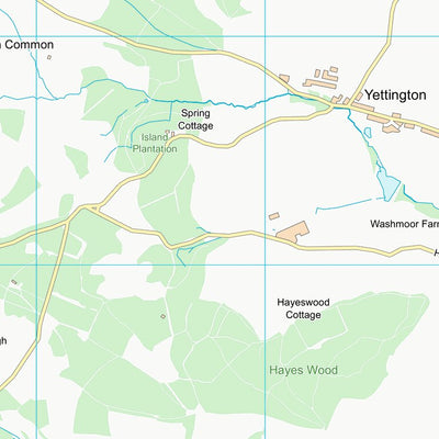 UK Topographic Maps East Devon District (SY08) digital map