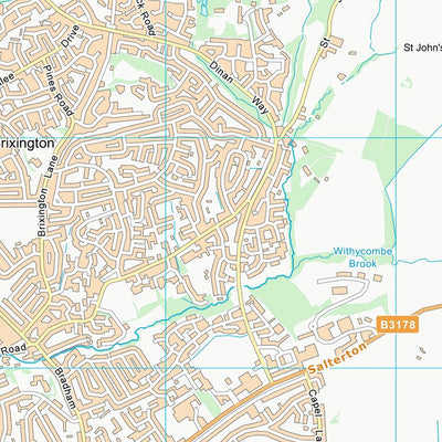 UK Topographic Maps East Devon District (SY08) digital map