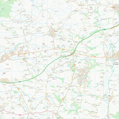 UK Topographic Maps East Devon District (SY09) digital map