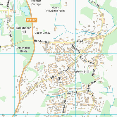 UK Topographic Maps East Devon District (SY09) digital map