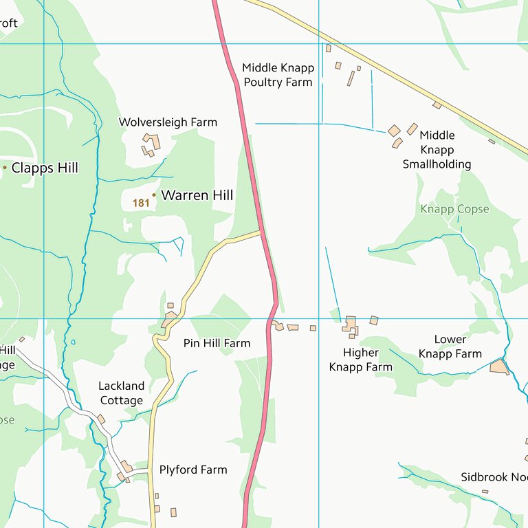 East Devon District (SY19) Map by UK Topographic Maps | Avenza Maps