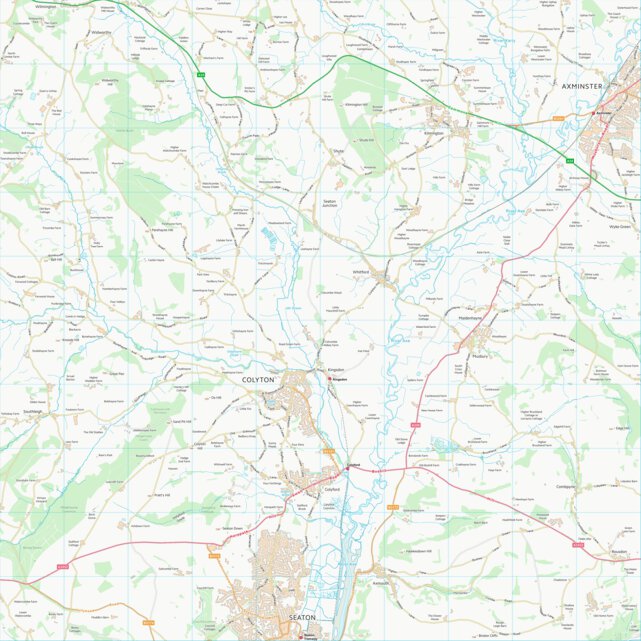 East Devon District (SY29) Map by UK Topographic Maps | Avenza Maps
