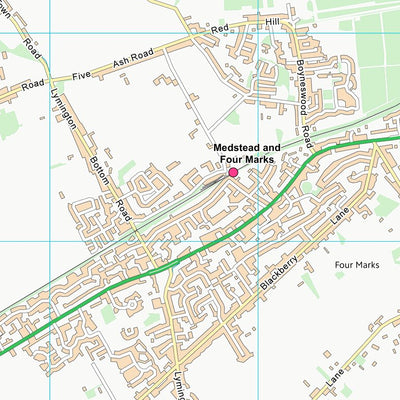 UK Topographic Maps East Hampshire District (SU63) digital map