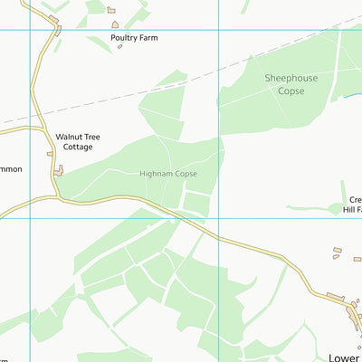 UK Topographic Maps East Hampshire District (SU74) digital map