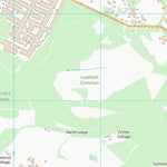 UK Topographic Maps East Hampshire District (SU83) digital map